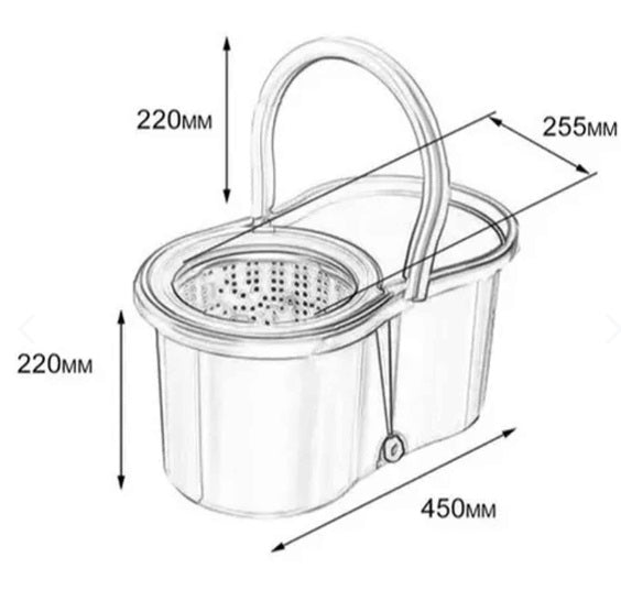 TurboMop™ mopa con centrifuga